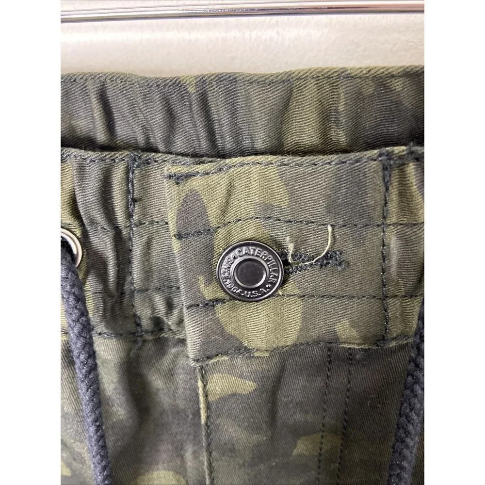 Cat Caterpillar Men Night Camo Utility Work Cargo‎ Pants Men 44X34 Tapered